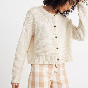 Madewell Deville Cardigan in Cloud Lining